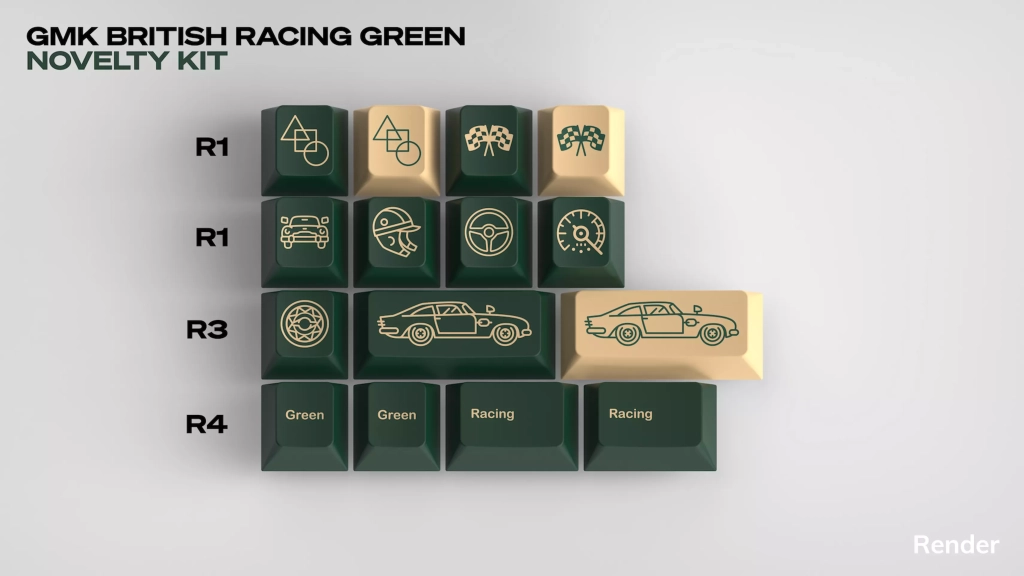 British Racing Green novelty