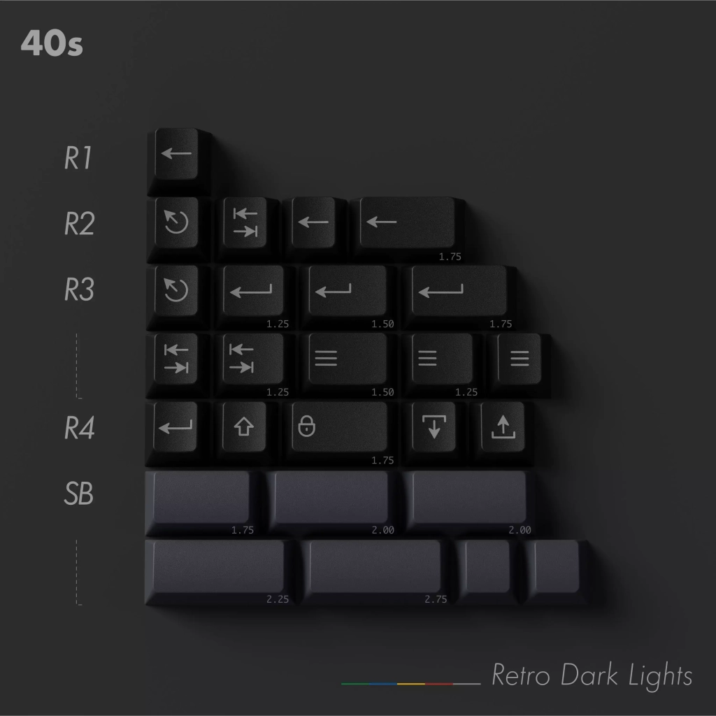 Retro Dark Lights 40s
